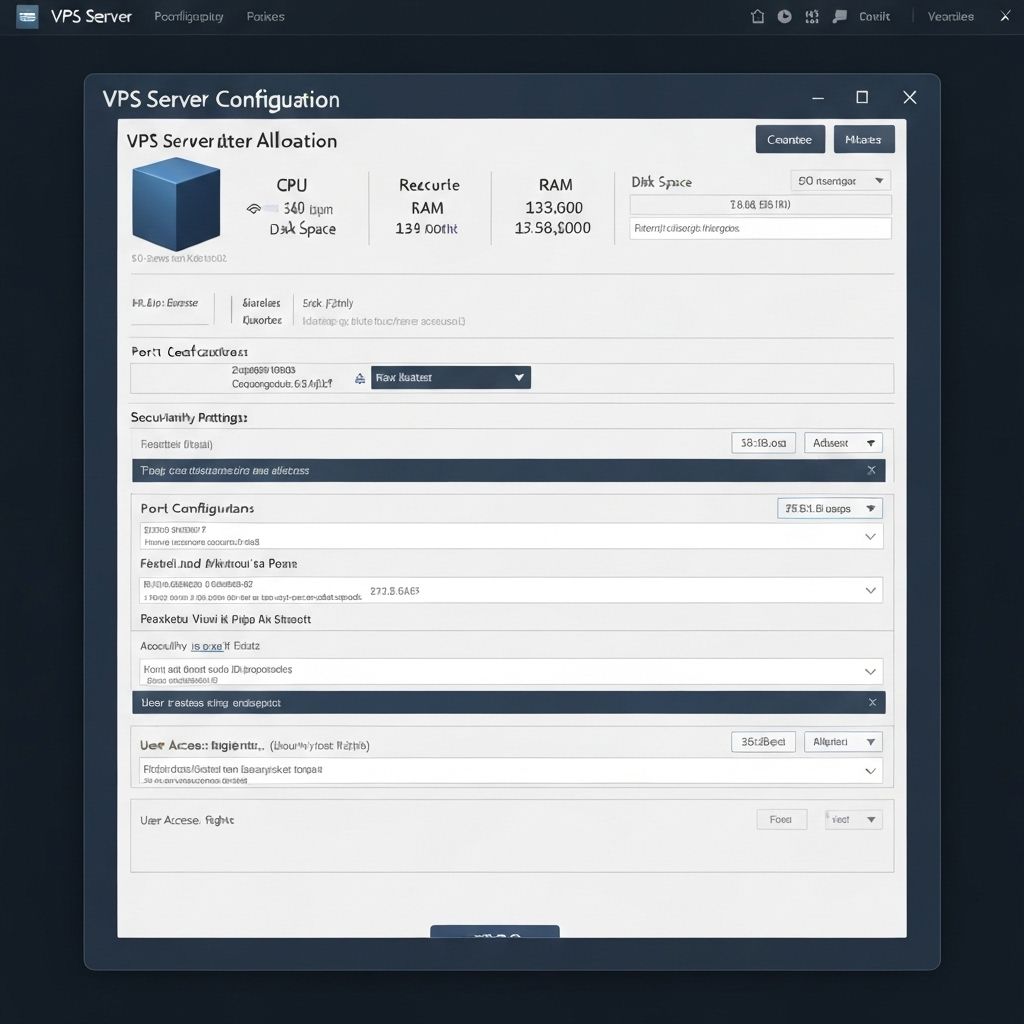 VPS hosting configuration